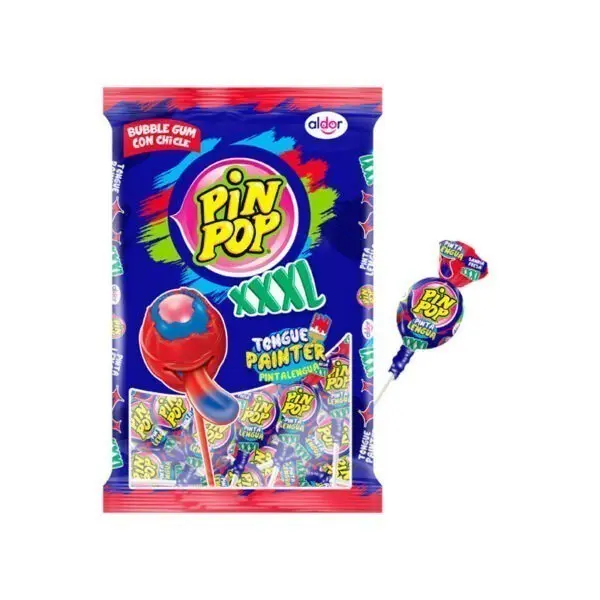 Pinpop Doces Pinta Lingua AZUL(2582) 48UN