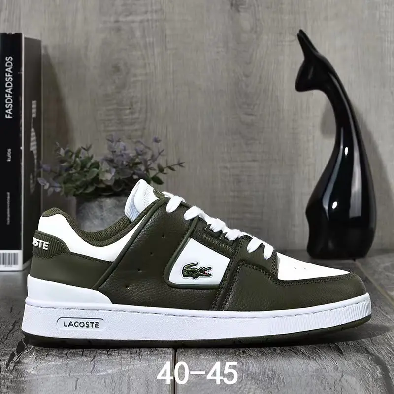 Sapatilhas Lacoste Casual Verde 🟢/ Branco ⚪