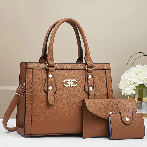 Bolsa aa Elegance 3 em 1 Caramelo