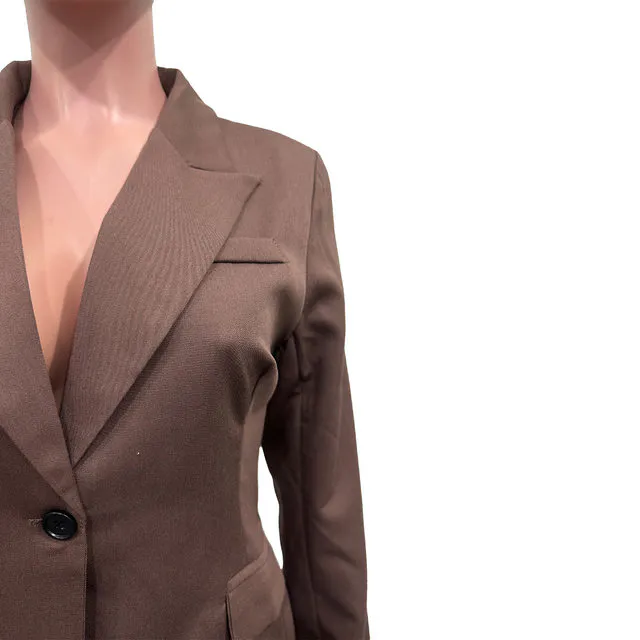 Terno Blazer Feminino e Saia Lápis Elegante