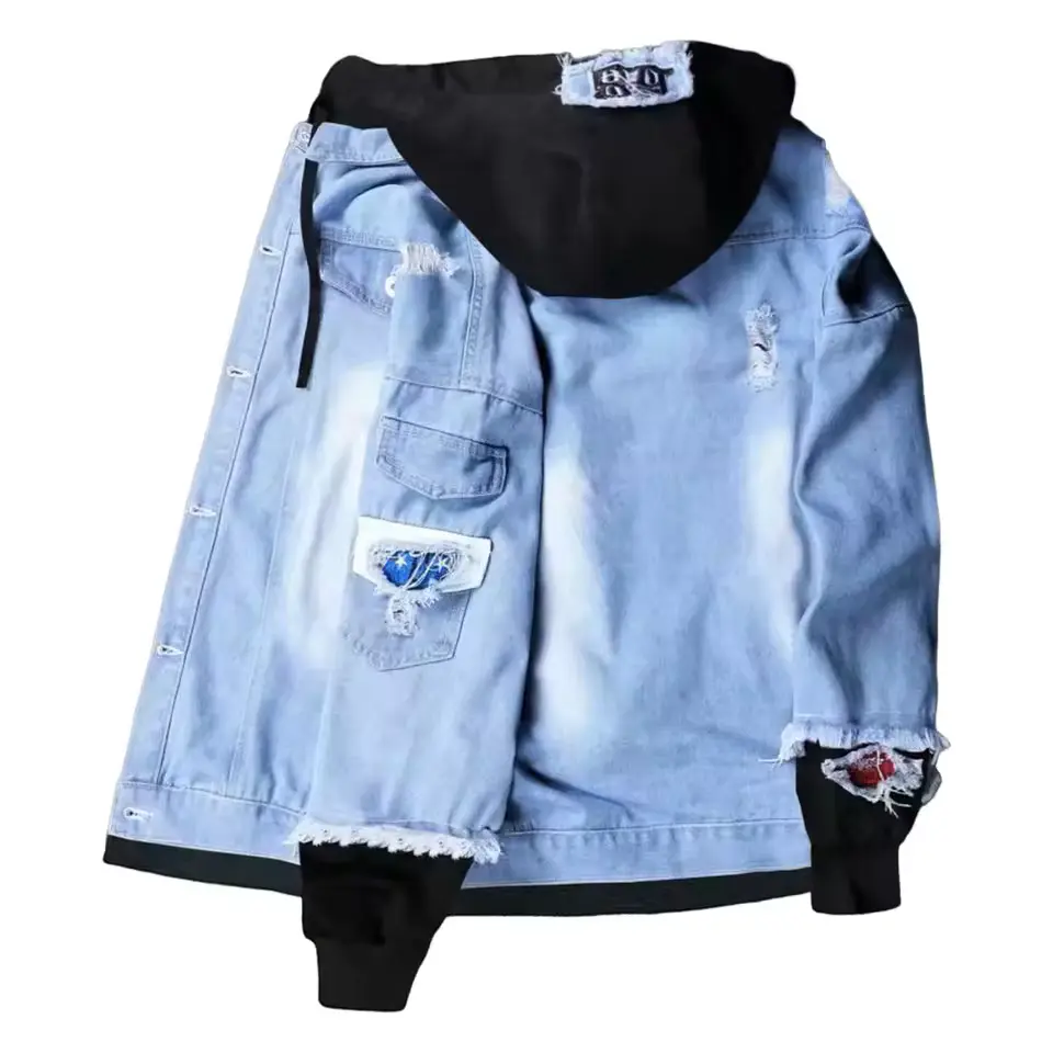 Jaqueta Jeans Masculina Urban Hood – Preto