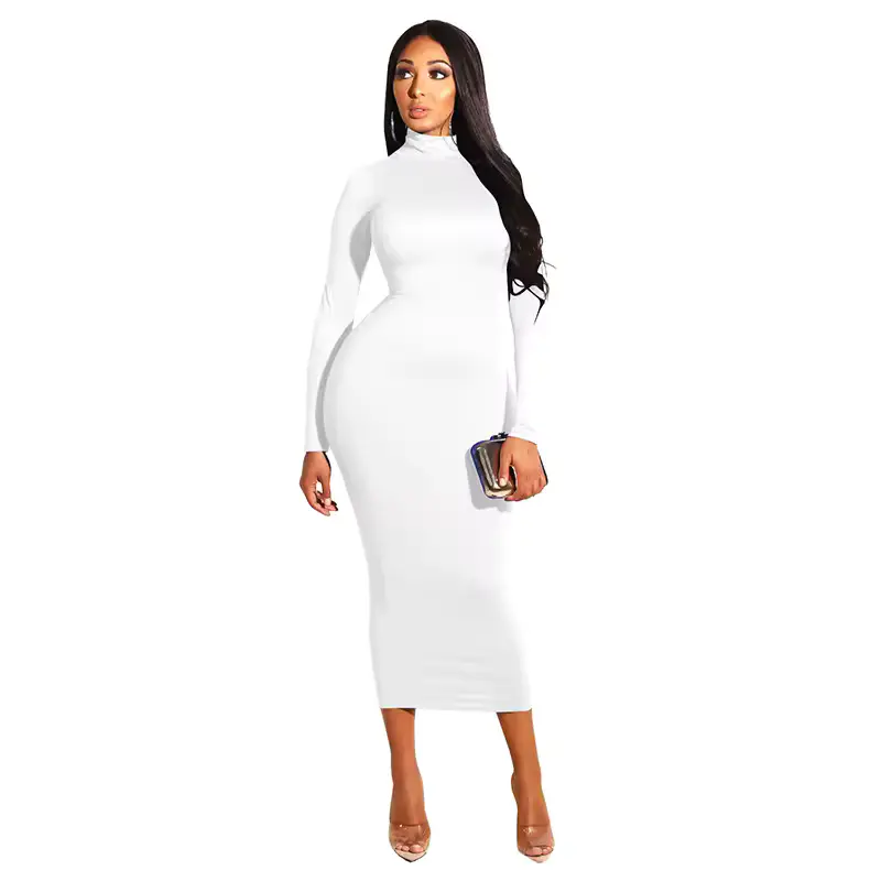 Vestido Elegante Tubinho Longo