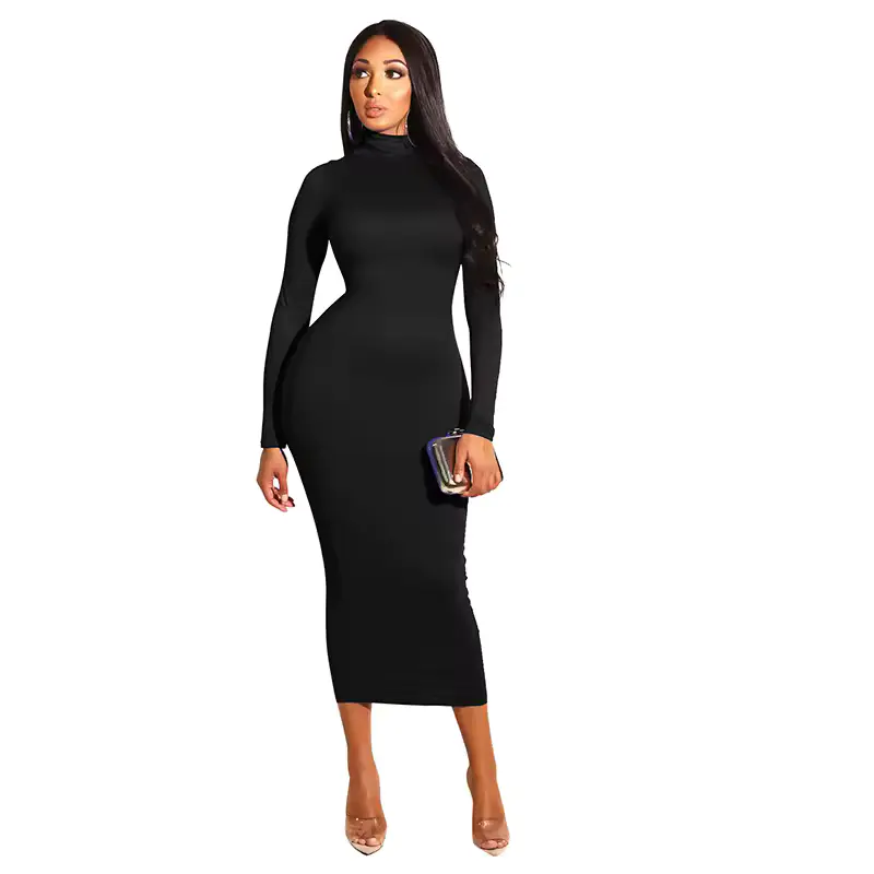 Vestido Elegante Tubinho Longo