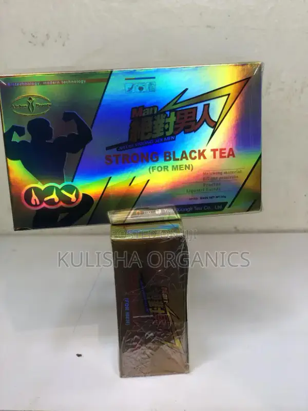 Chá Preto Masculino Strong Black Tea - Chá Potência para Homens