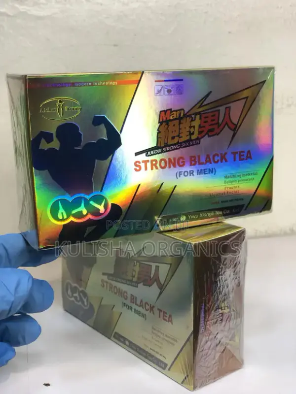 Chá Preto Masculino Strong Black Tea - Chá Potência para Homens