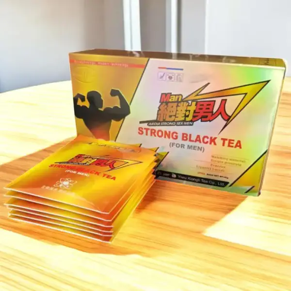 Chá Preto Masculino Strong Black Tea - Chá Potência para Homens