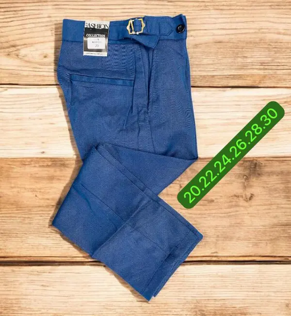 Calça Slim Juvenil com Fivela – Conforto e Estilo 4 a 14 Anos