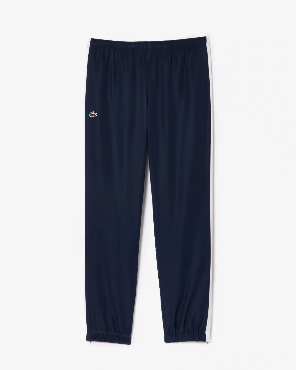 Conjunto Esportivo Masculino Preto Lacoste – Jaqueta e Calça em Tafetá Reciclado
