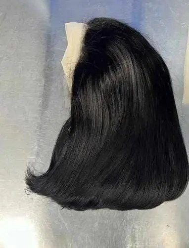 Peruca de Cabelo Natural Preto T10