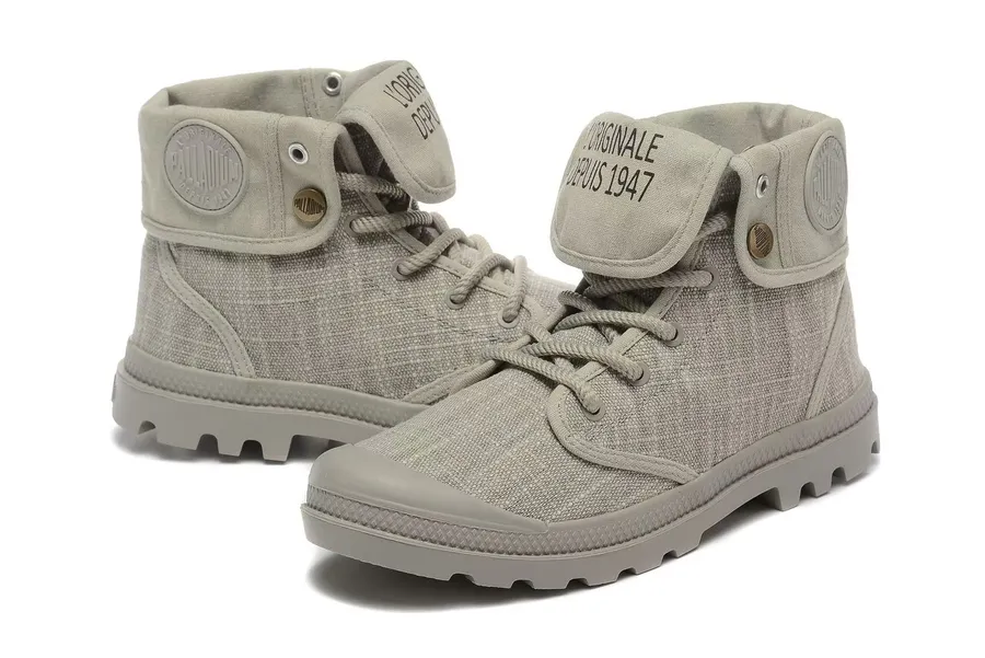 Botas Palladium Cano Dobrável Cinzento