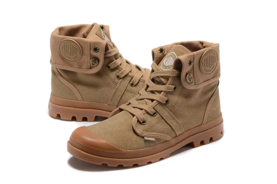 Botas Palladium Cano Dobrável Cinzento