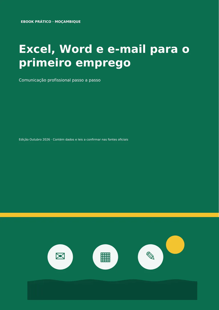 20 · Excel, Word e e-mail para o primeiro emprego