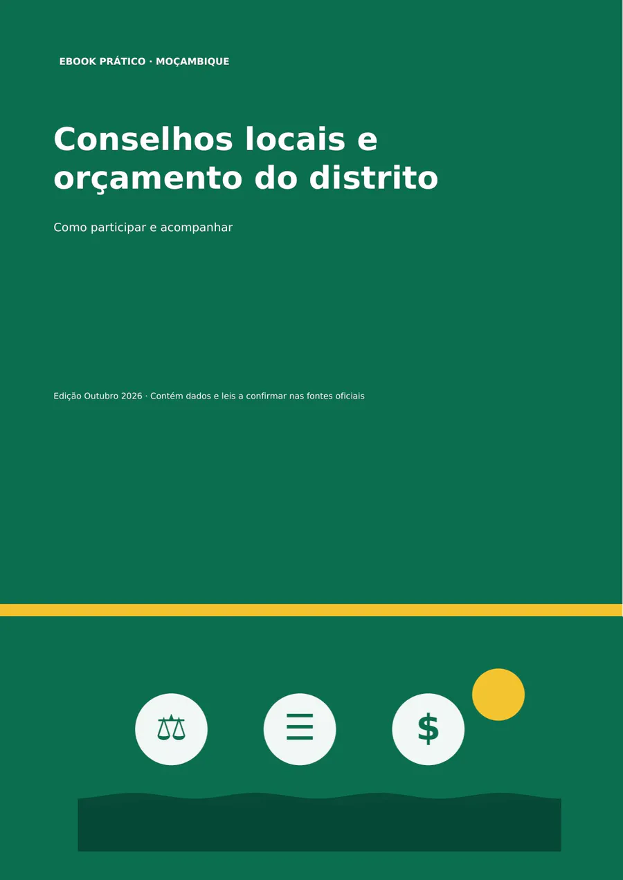 90 · Conselhos locais e orçamento do distrito